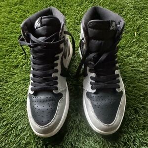 Nike High-Top Black and Gray Sneakers